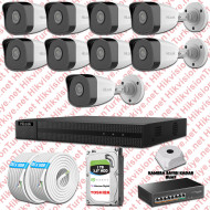 Hilook İp Kamera Seti 1080p Fullhd 9 Güvenlik Kamerası